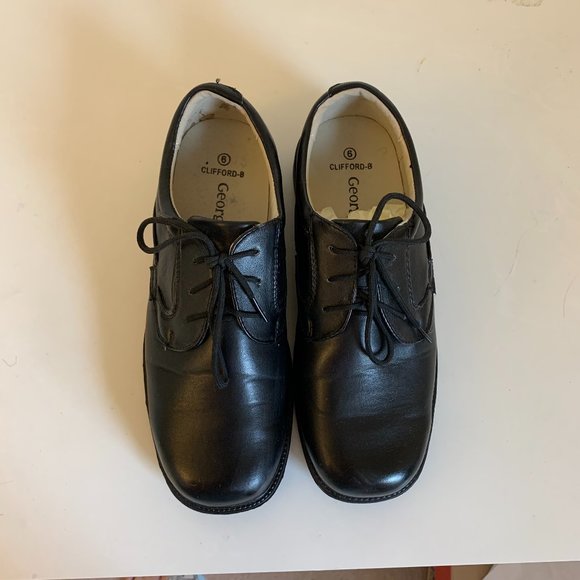 Black Lace Up Shoes - Picture 2 of 10
